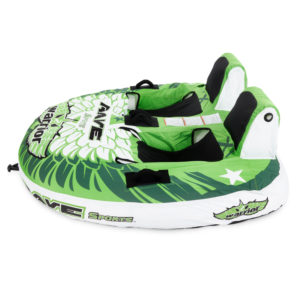 RAVE Sports Ripper 2 Rider Towable Float + Warrior II 2 Rider Towable Float