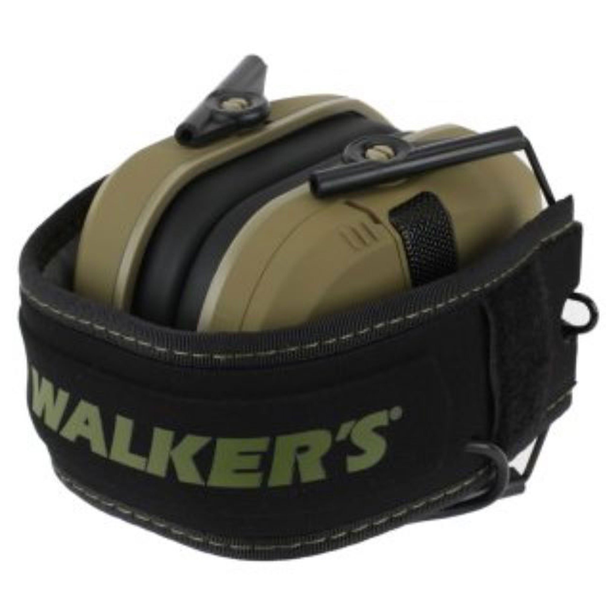 Walker's Razor Slim Shooter Electronic Hearing Earmuffs, Green Patriot (2 Pack) - VMInnovations