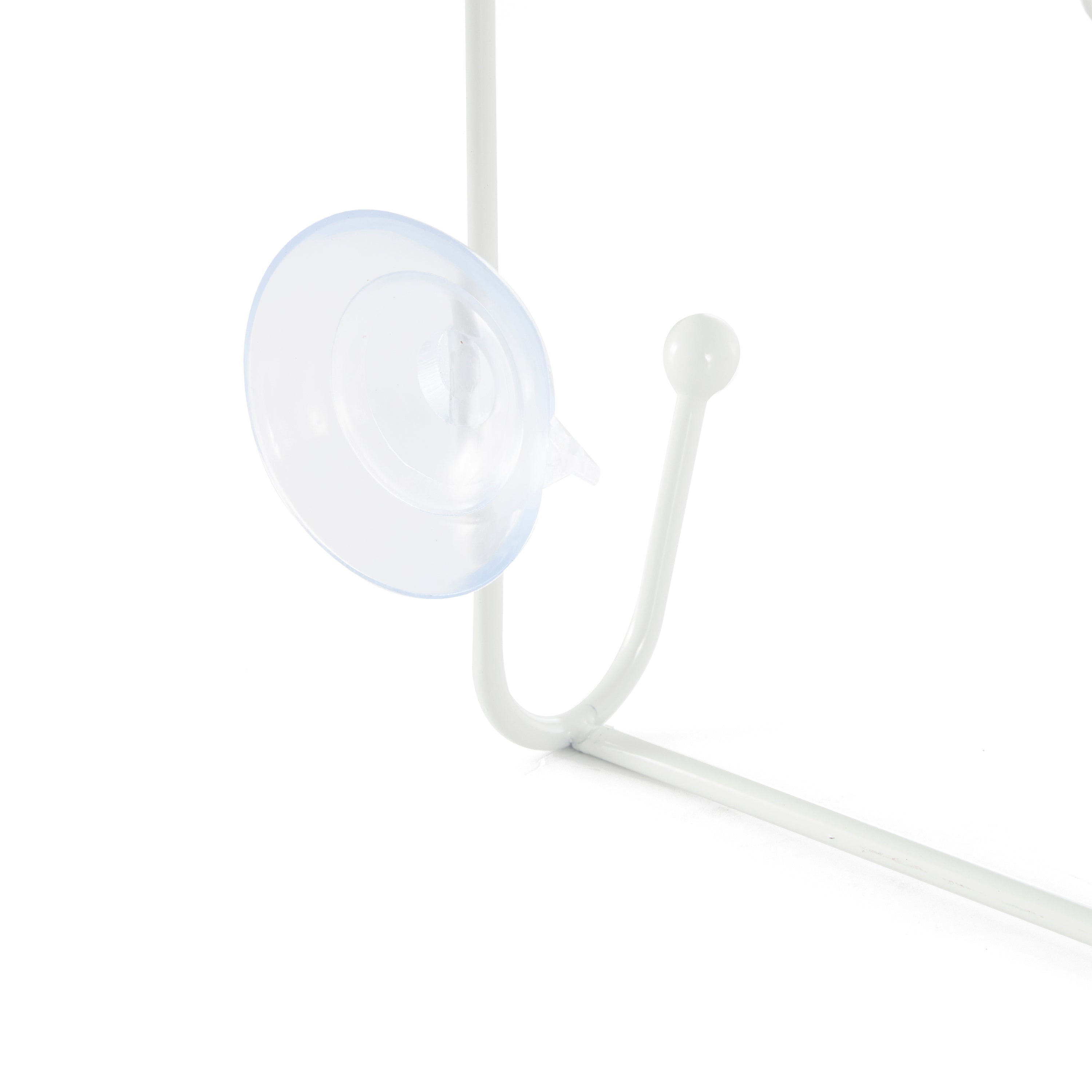 Better Living Products ASTRA 2 Tier Steel Shower Organizer with Hooks (Used) - VMInnovations
