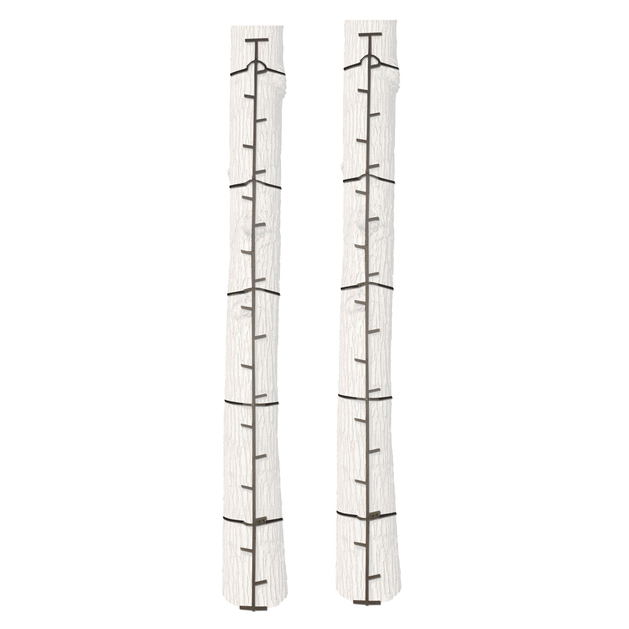 Big Game Hunting Quick Stick Steel Ladder Tree Climbing System, 20 Foot (2 Pack)