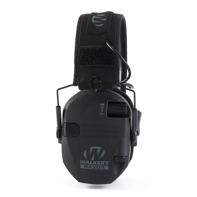 Walker's Black Punisher Razor Shooter Electronic Protection Earmuffs, (2 Pack)