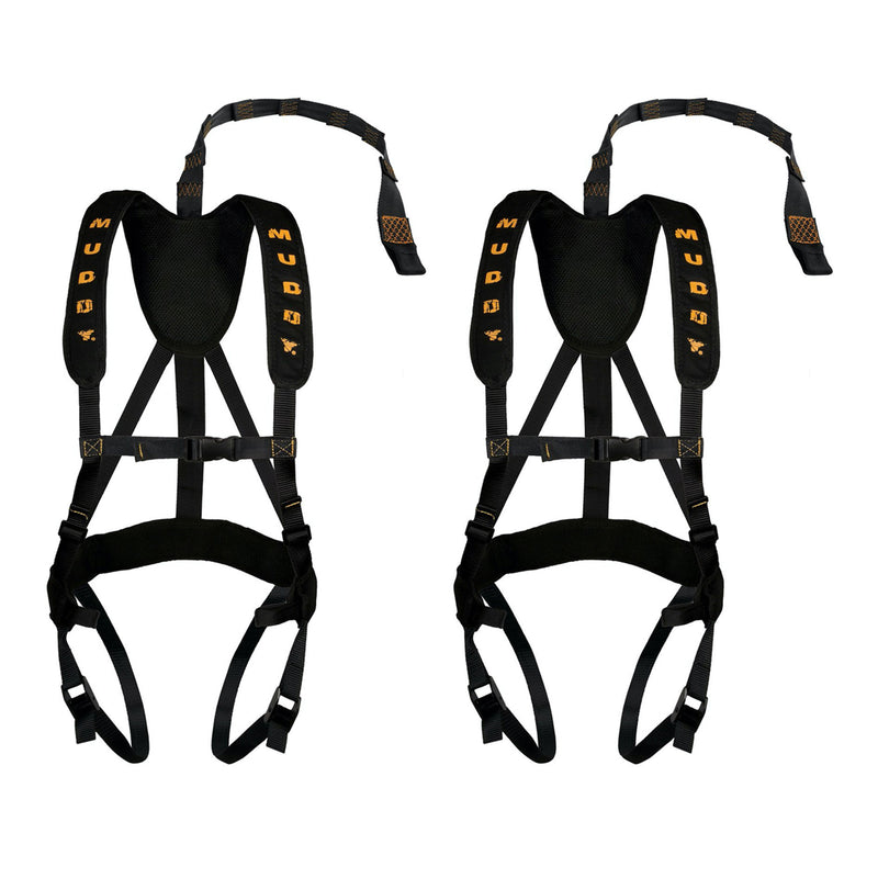 Muddy Outdoors Magnum Pro Padded Adjustable Treestand Harness System (2 Pack)