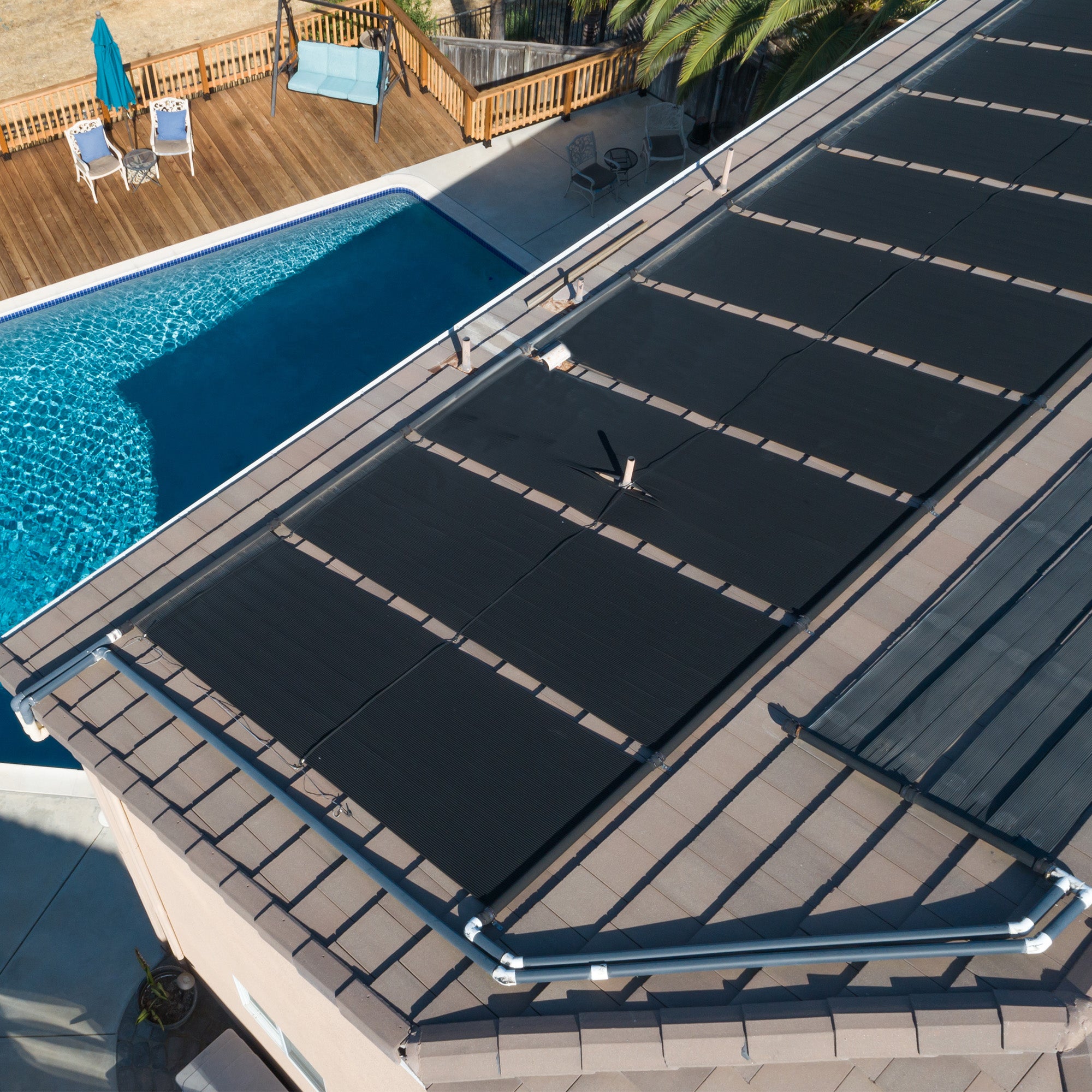 FAFCO 4 X 12 Ft Solar Powered Panel Efficient Pool Heating System(Used) - VMInnovations