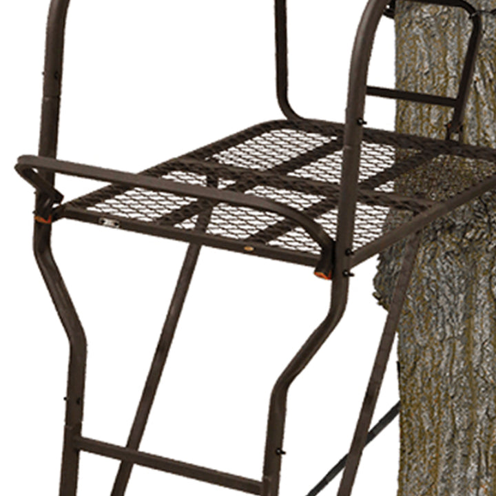 Big Game Hunter HD 1.5 Deer Hunting 18.5 Foot 1 Person Ladder Tree Stand, 2 Pack - VMInnovations
