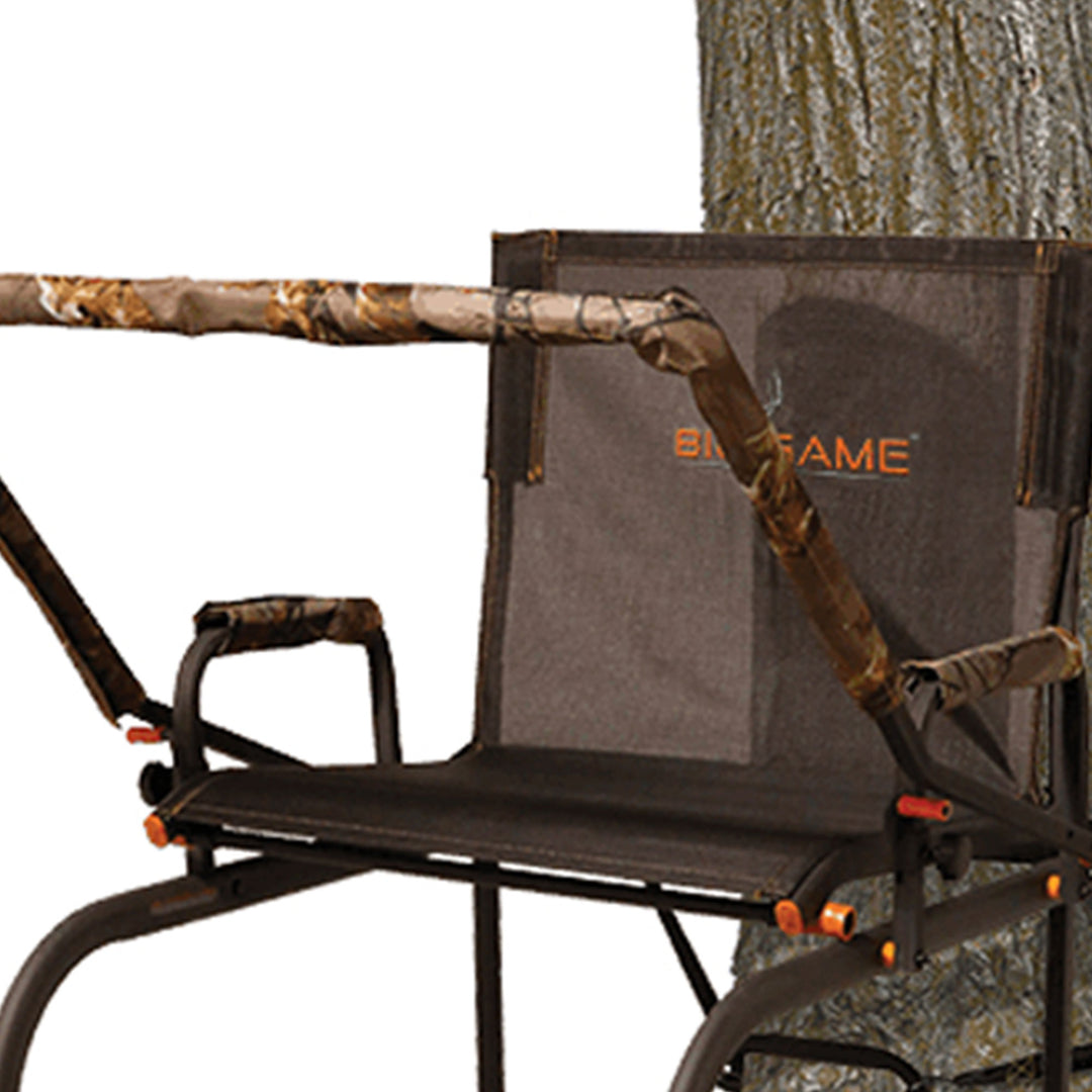 Big Game Hunter HD 1.5 Deer Hunting 18.5 Foot 1 Person Ladder Tree Stand, 2 Pack - VMInnovations
