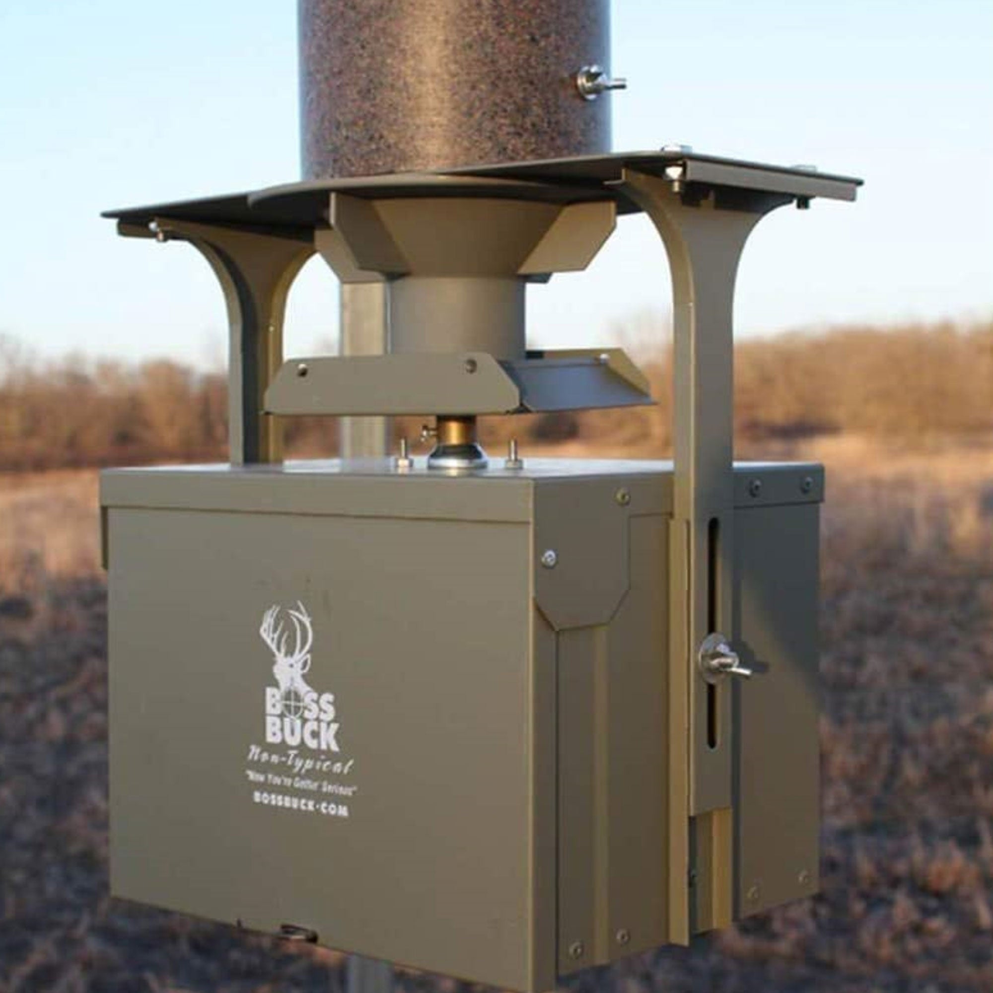 Boss Buck 12-Volt High Torque Motor Hunting Game Feeder Timer Holder (Open Box) - VMInnovations