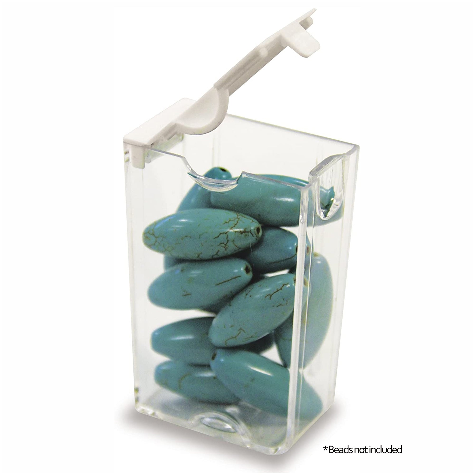 Elizabeth Ward Bead Storage Solutions 3 Piece Craft Supplies Containers, Large - VMInnovations