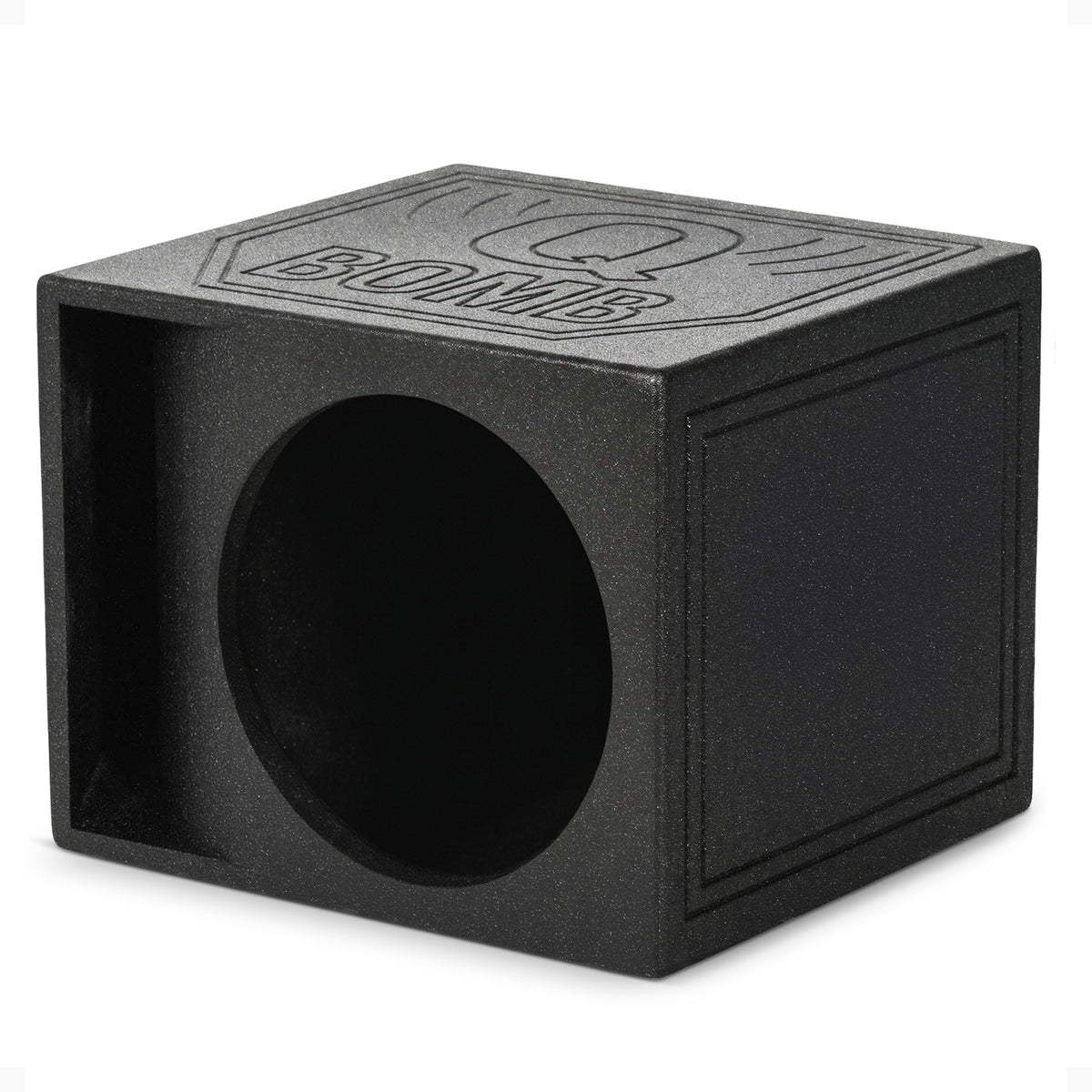 QPower QBOMB15HP Single 15" Vented Side Ported Speaker Enclosure Box (Open Box) - VMInnovations