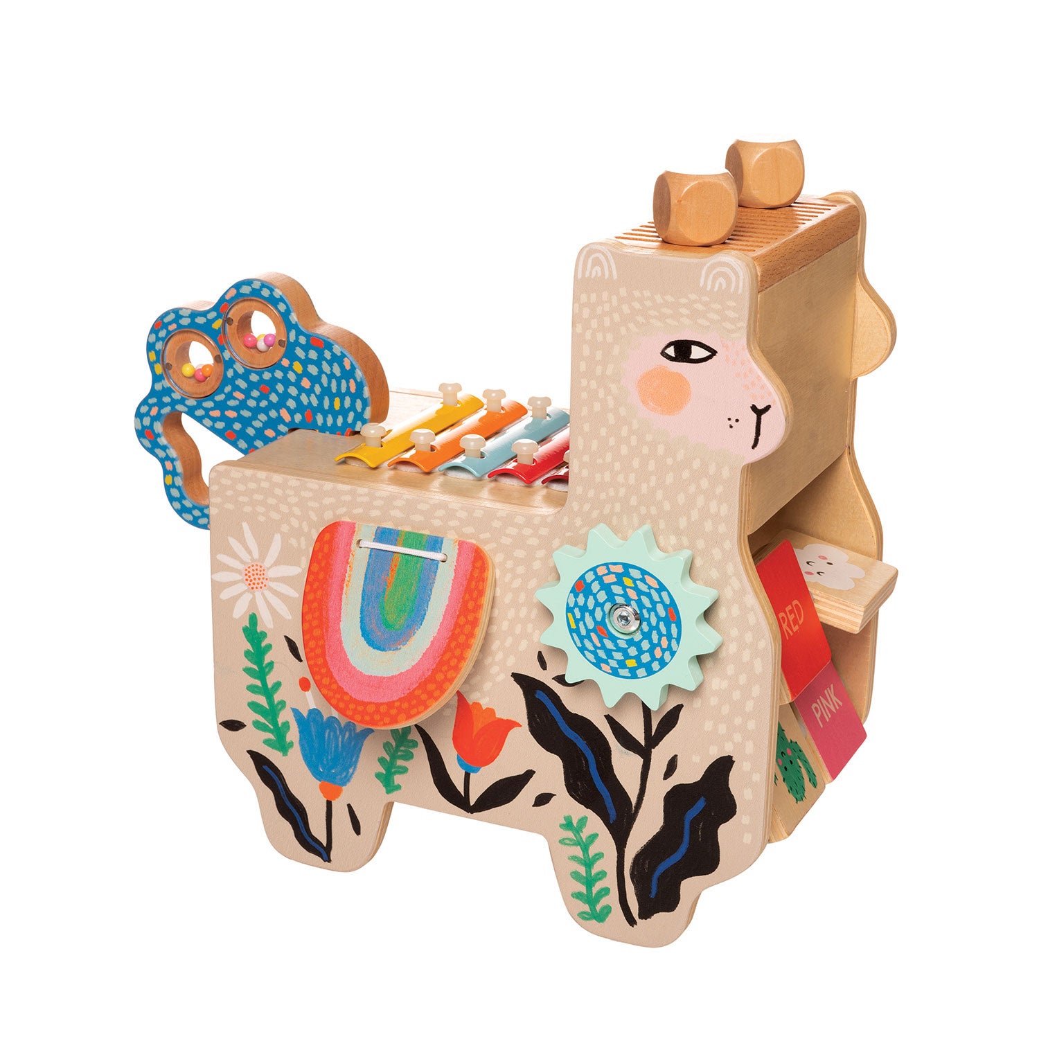 Manhattan Musical Lili Llama Wooden Toddler Xylophone Activity Toy (Open Box)