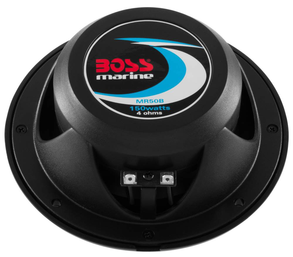 BOSS MR50B 5.25" 2-Way 150W Marine/Boat Car Coaxial Audio Speakers -Open Box