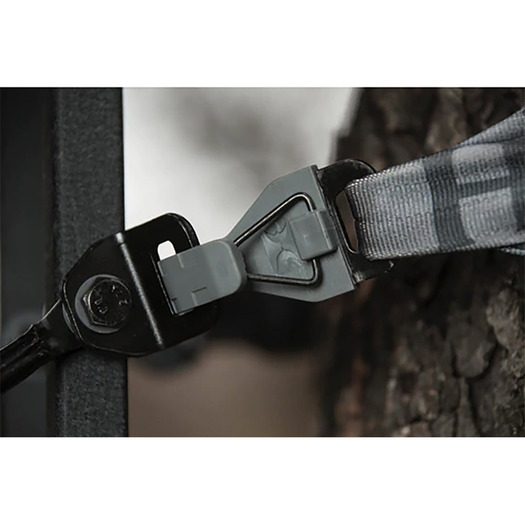 Hawk Ranger Traction Climbing Sticks with Treestand and Full Body Safety Harness - VMInnovations