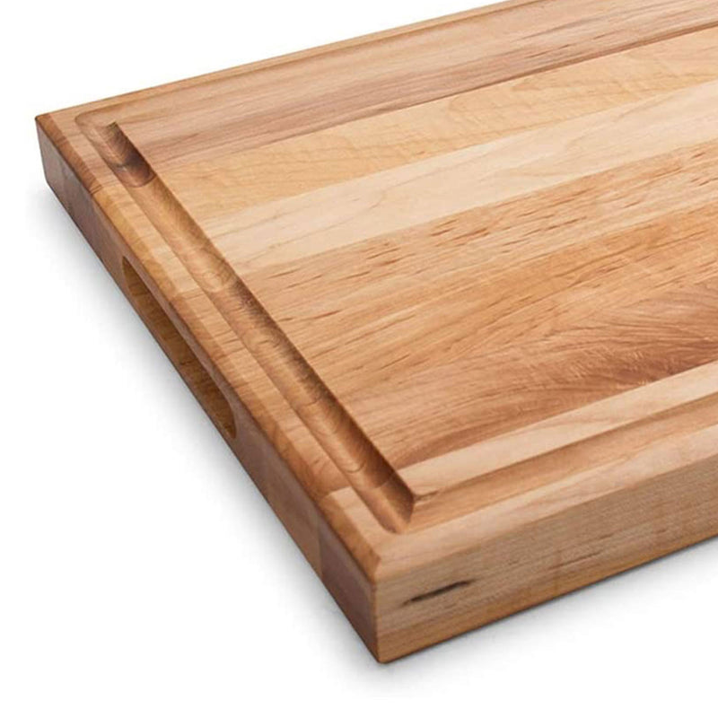 John Boos Square Maple Wood Cutting Board with Juice Groove, 15" x 15" x 1.5"