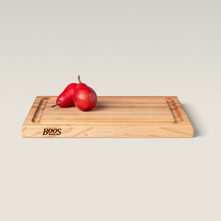 John Boos Large Maple Wood Edge Grain Reversible Cutting Board, 20" x 15" x 1.5" - VMInnovations