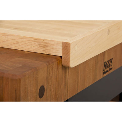 John Boos Maple Wood Edge Grain Reversible Cutting Board, 23.75 x 23.75 x 1.25"