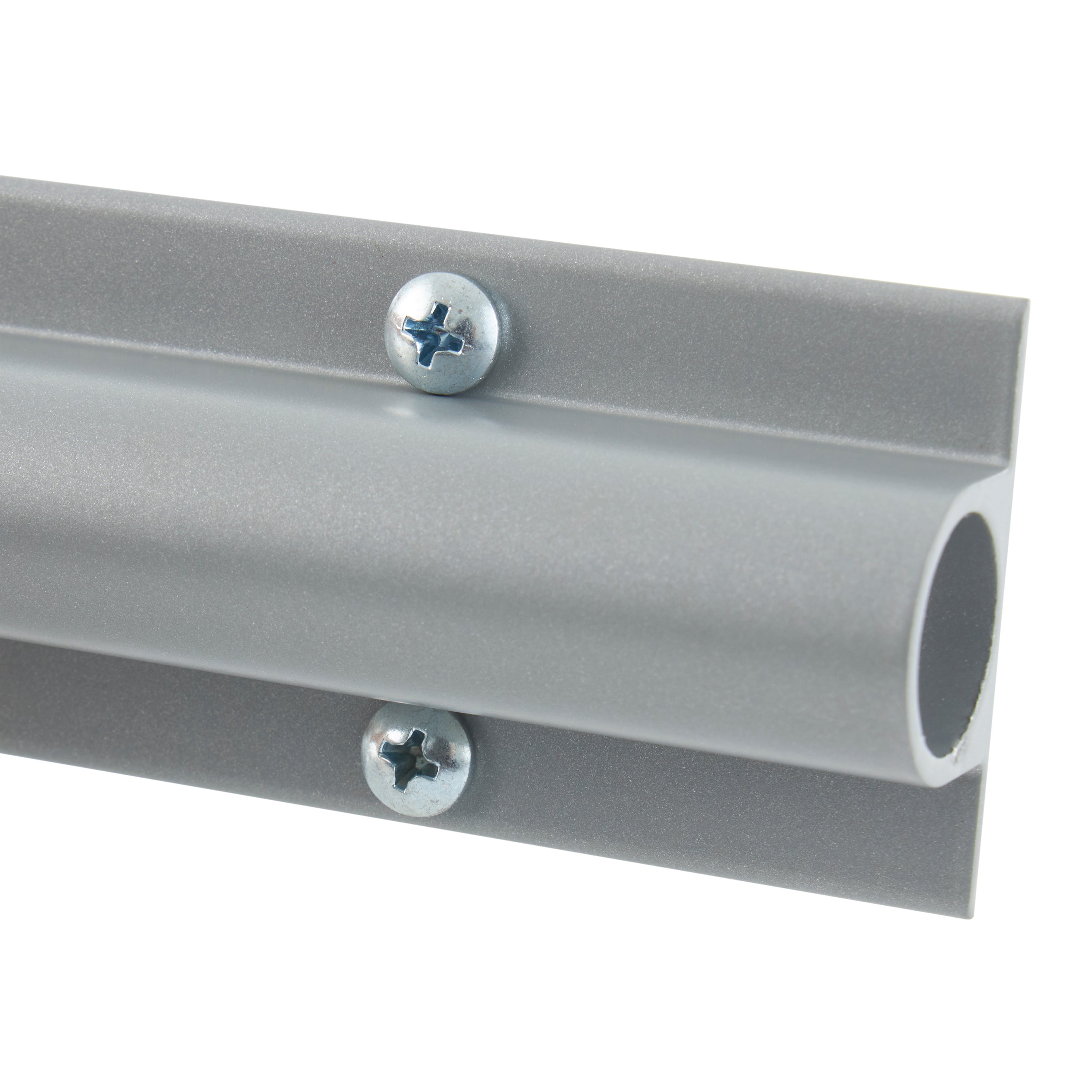 Easy Track 12" Easily Accessible Sliding Wardrobe Closet Rod, Chrome (Used)