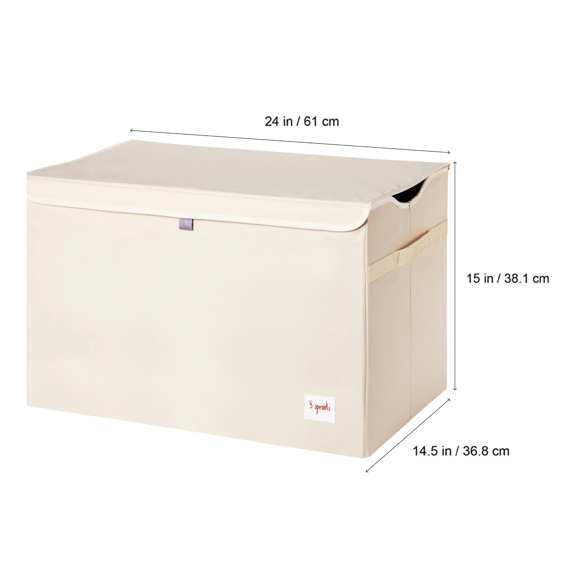 3 Sprouts Collapsible Toy Chest Storage Bin for Kids, Leopard & Bear (2 Pack)