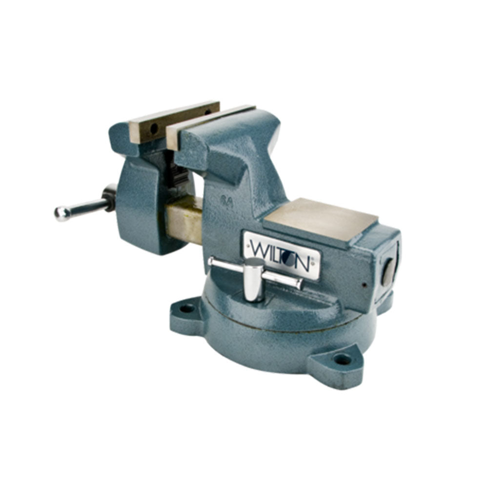 Wilton WIL-21800 8 Inch Jaw 4-3/4 Inch Throat Depth Bench Vise with Swivel Base