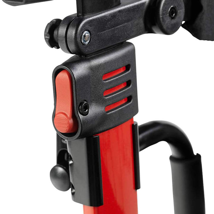 Drive Medical Nitro Duet Rollator Walker and Transport Wheelchair Chair, Red - VMInnovations