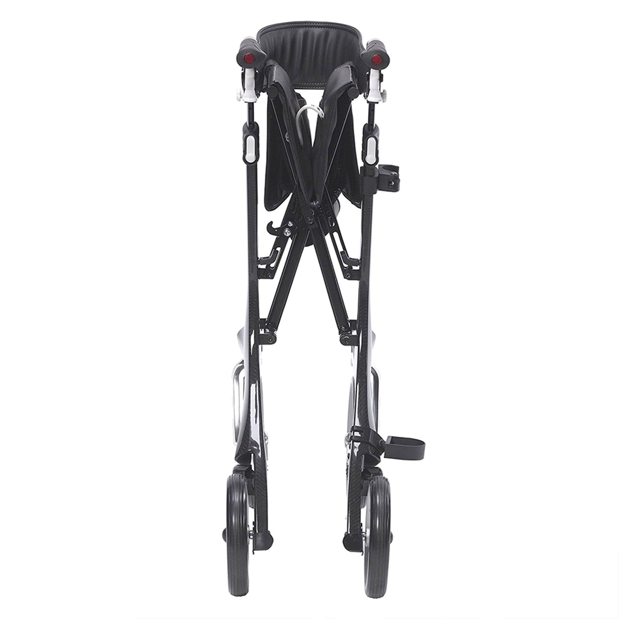Drive Medical Nitro Elite CF Carbon Fiber Rollator Walker Chair w/ Brake, Black - VMInnovations