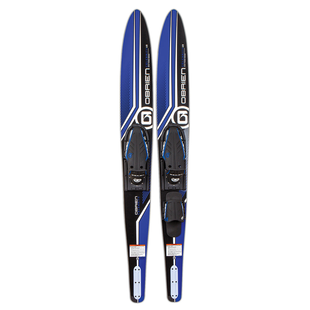 O'Brien Watersports Adult 68" Celebrity Water skis, Blue and Black (For Parts)