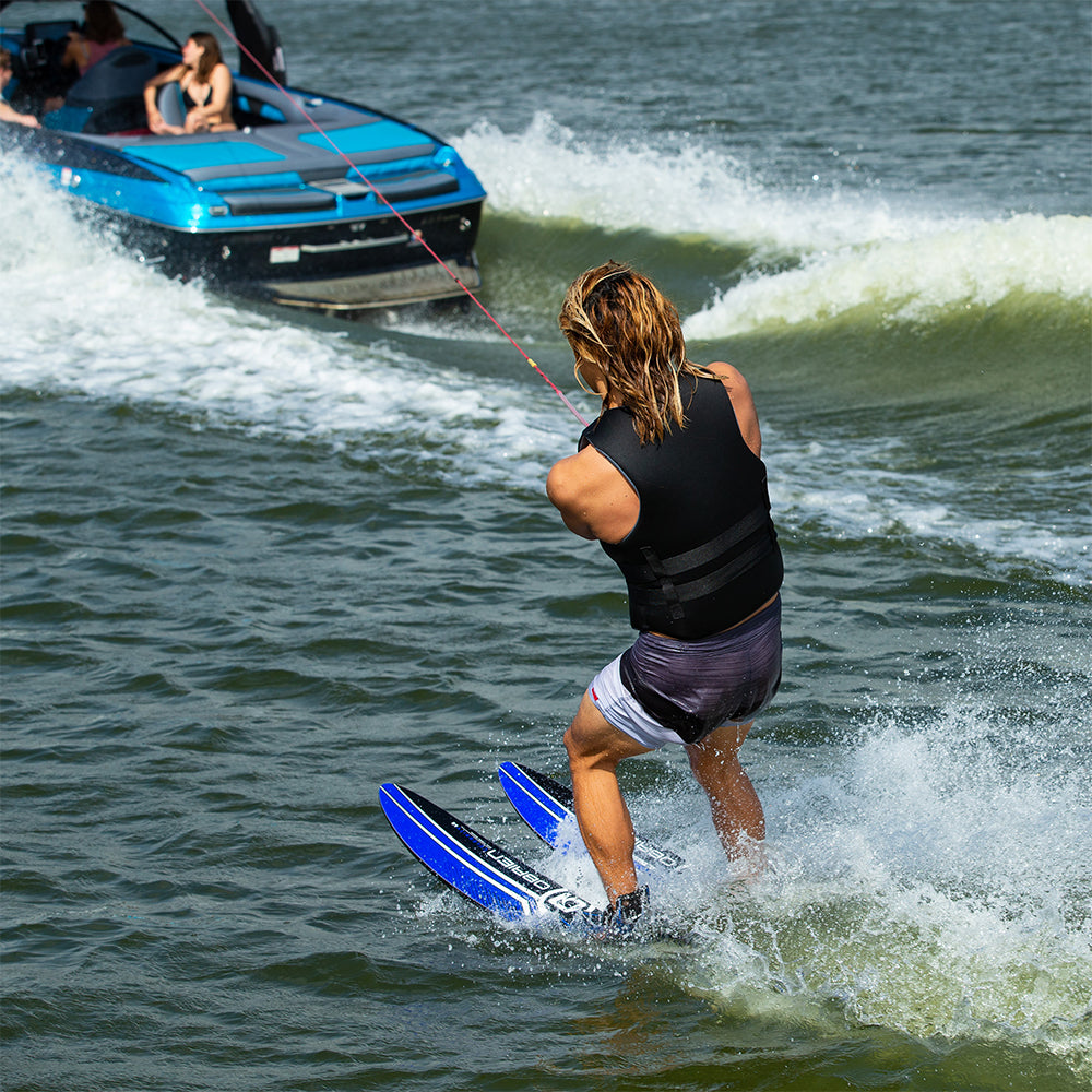 O'Brien Watersports Adult 68" Celebrity Water skis, Blue and Black (For Parts)
