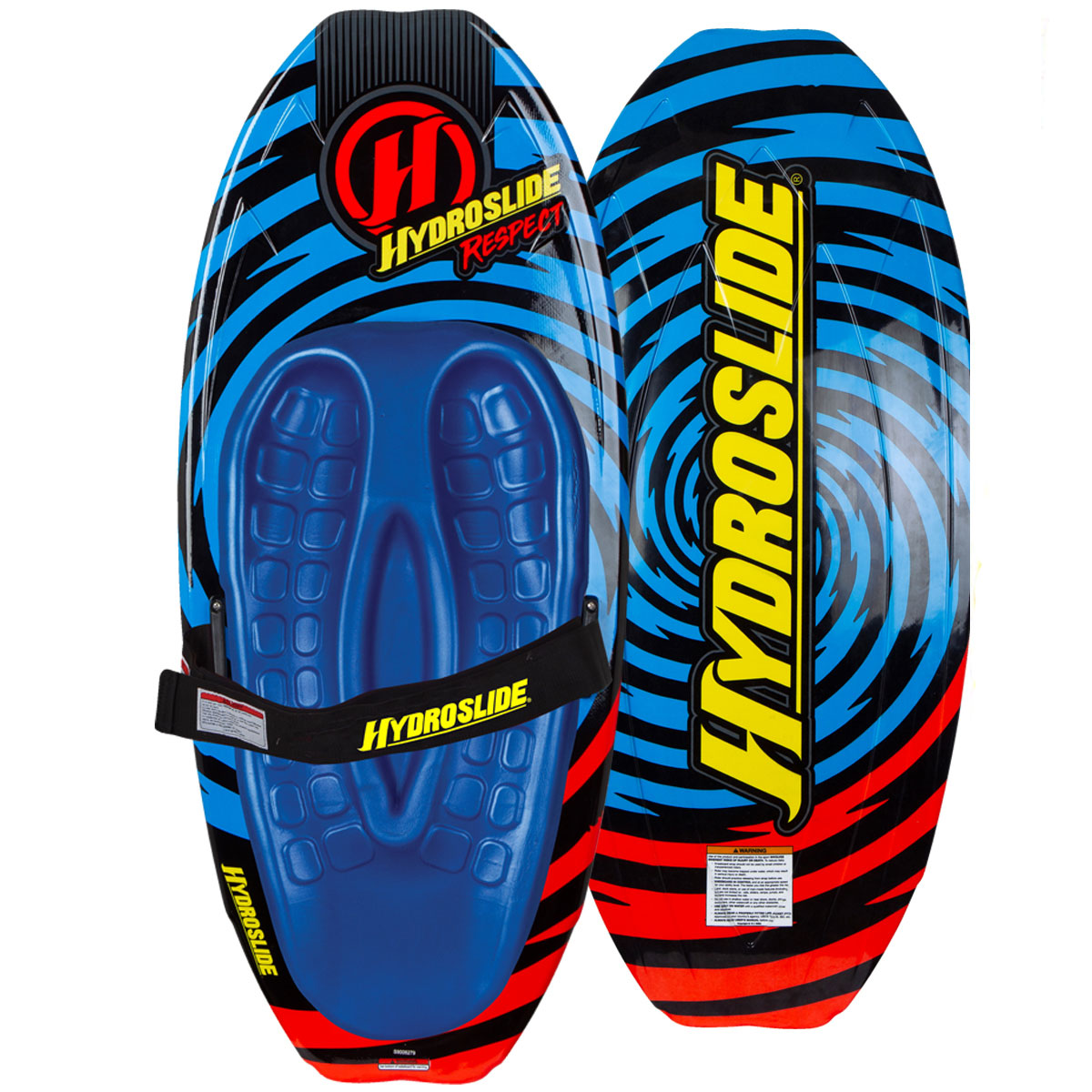 Hydroslide Respect Feathercore 52 Inch Tow Behind Kneeboard + 70 Foot Tow Rope