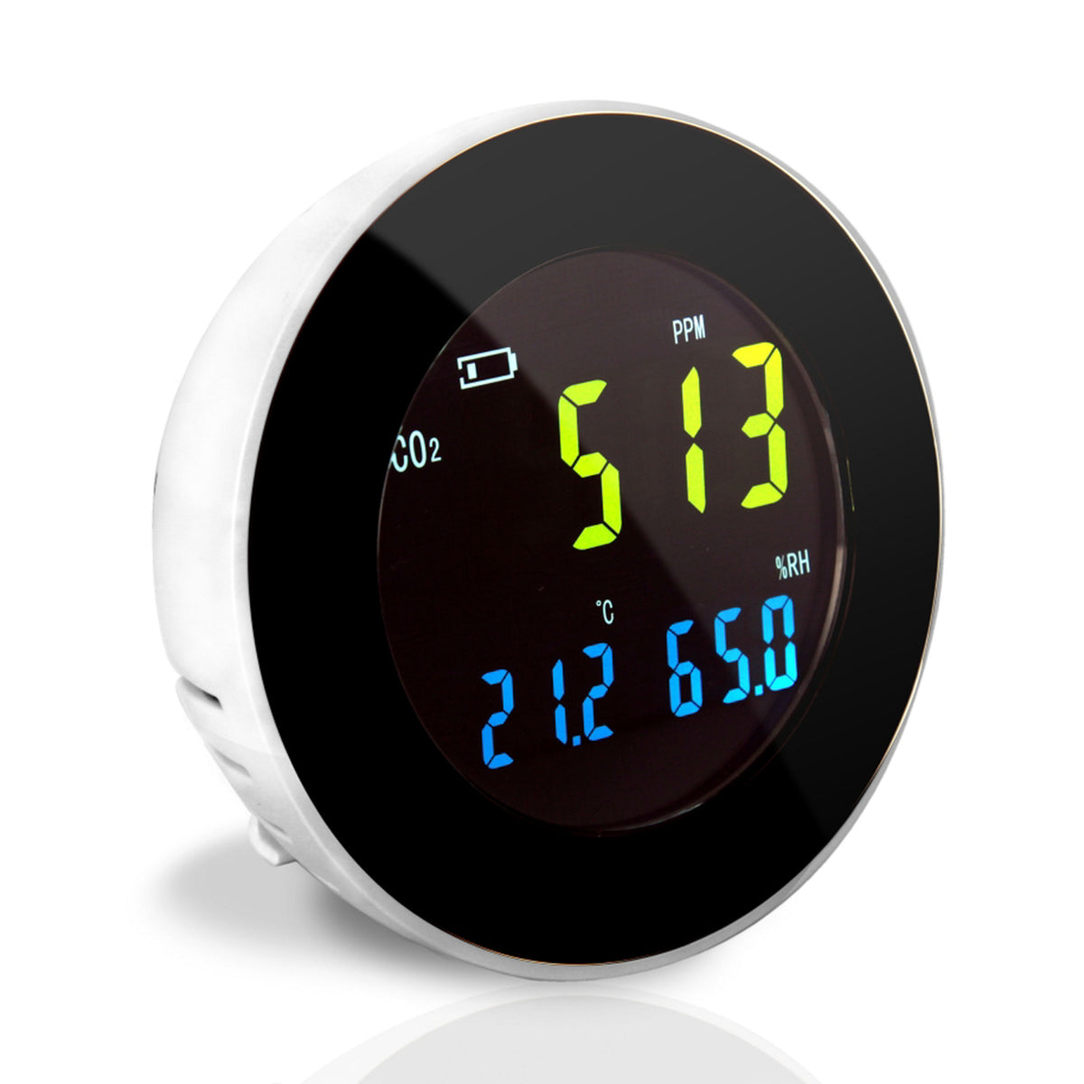 Pyle Smart Indoor Air Quality Monitor Digital Hygrometer Test Gauge (4 Pack)