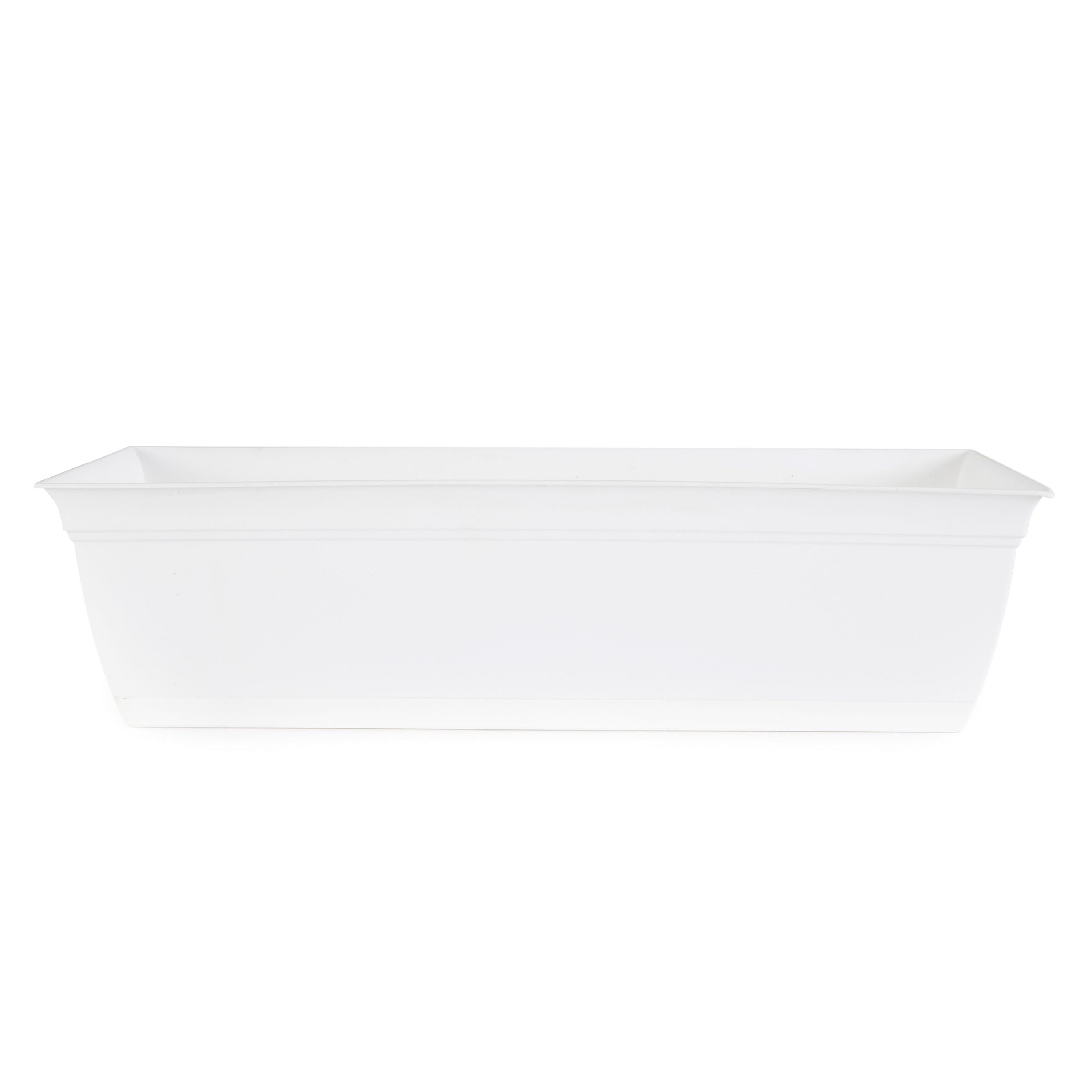 The HC Companies Eclipse Window Flower Box w/ Wakefield HERO Garden Soil Compost