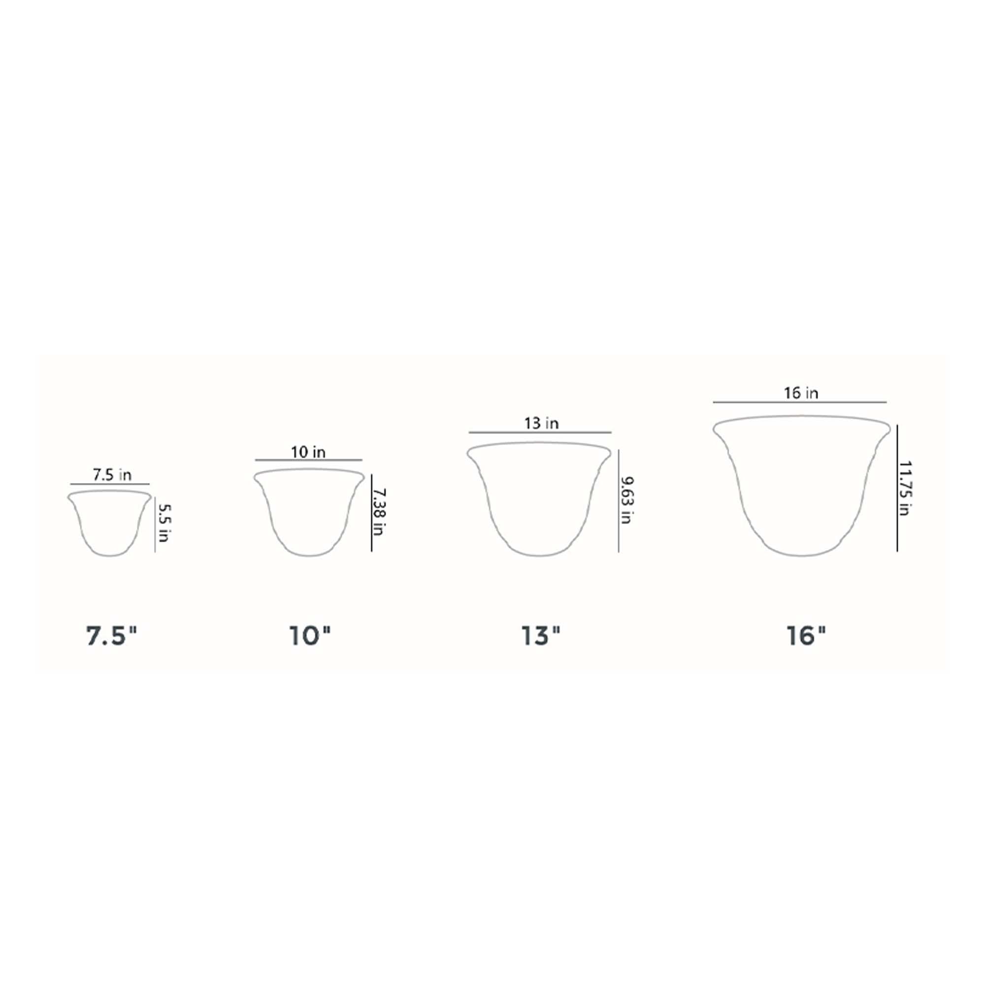 HC Companies 10 Inch Resin Flower Garden Planter Pot, Arizona Sand (Open Box) - VMInnovations