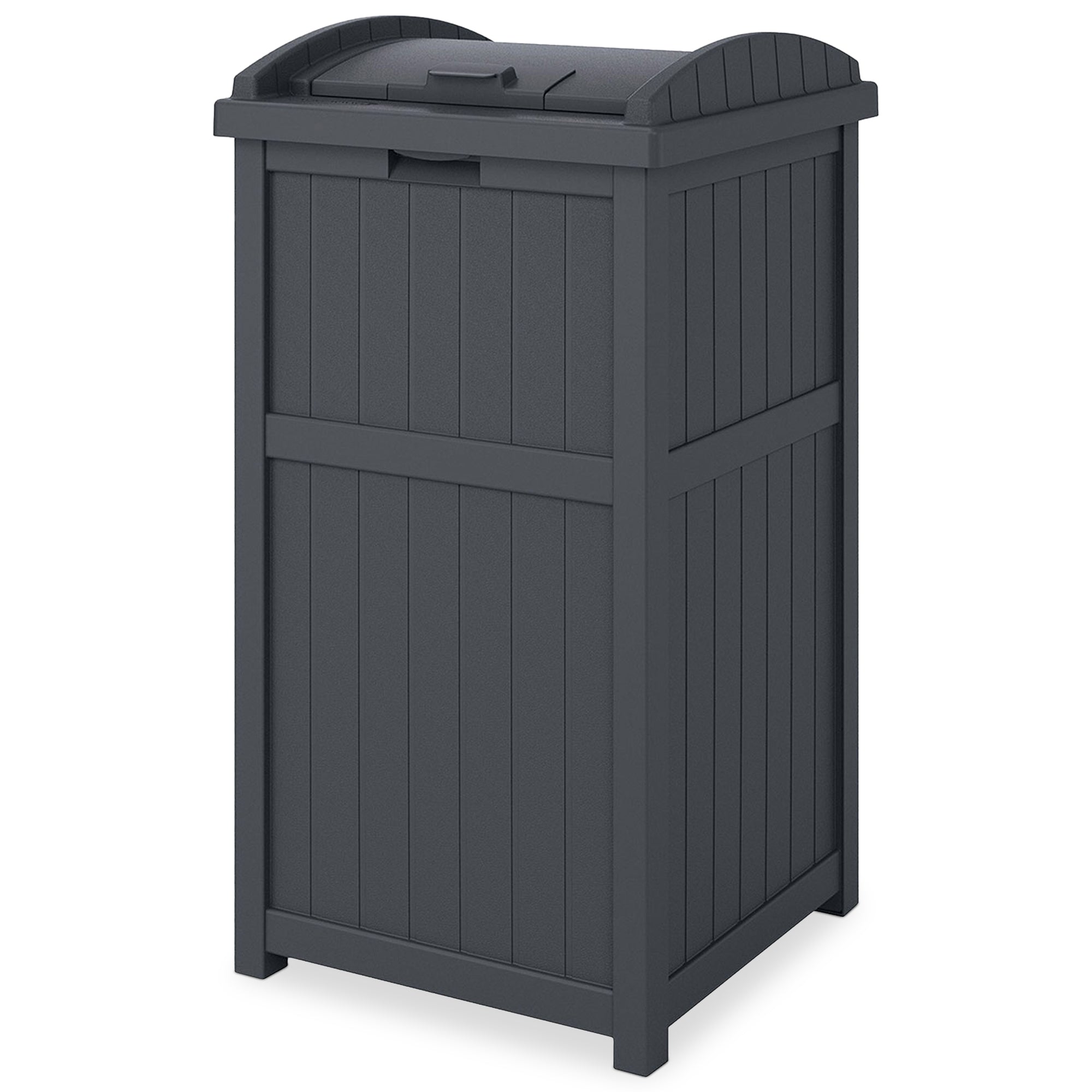 Suncast GH1732C Trashcan Hideaway Outdoor 33 Gallon Garbage Waste Bin,Cyberspace (For Parts)