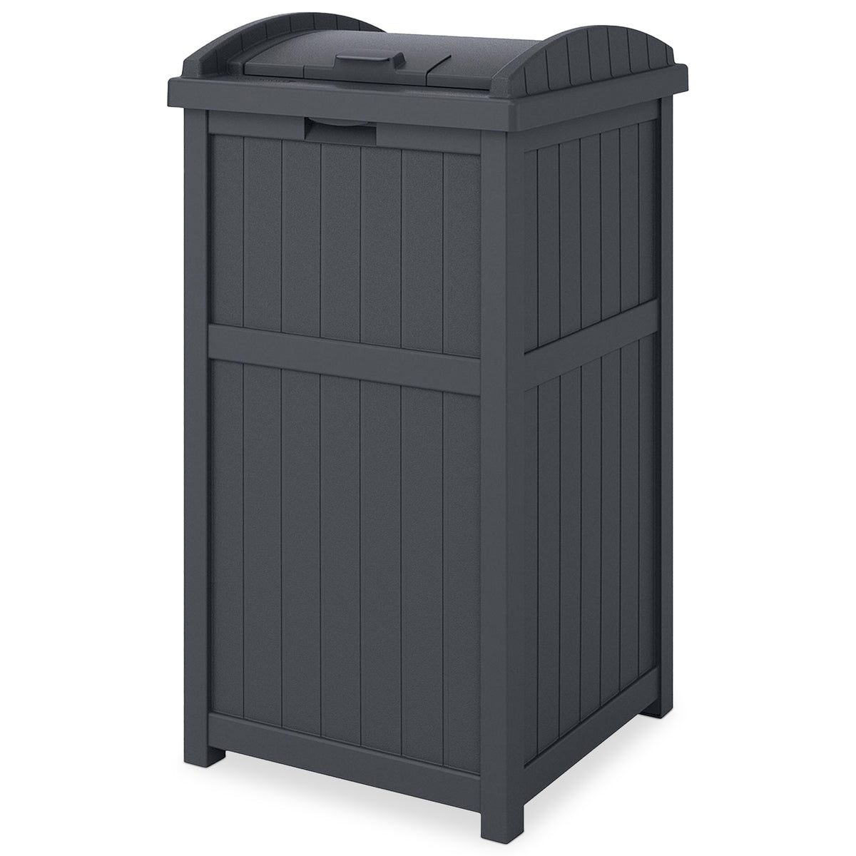 Suncast GH1732C Trashcan Hideaway 33 Gallon Garbage Waste Bin,Cyberspace (Used)