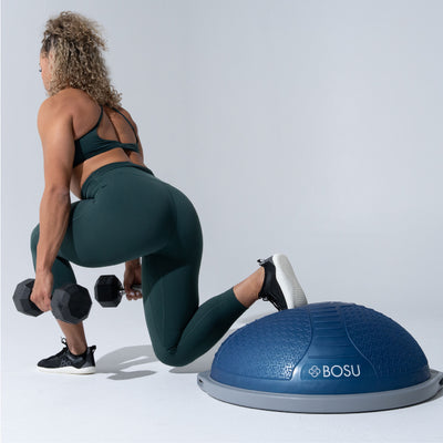 Bosu Pro NexGen 65CM Fitness Exercise Gym Balance Trainer with Pump, Blue (Used)