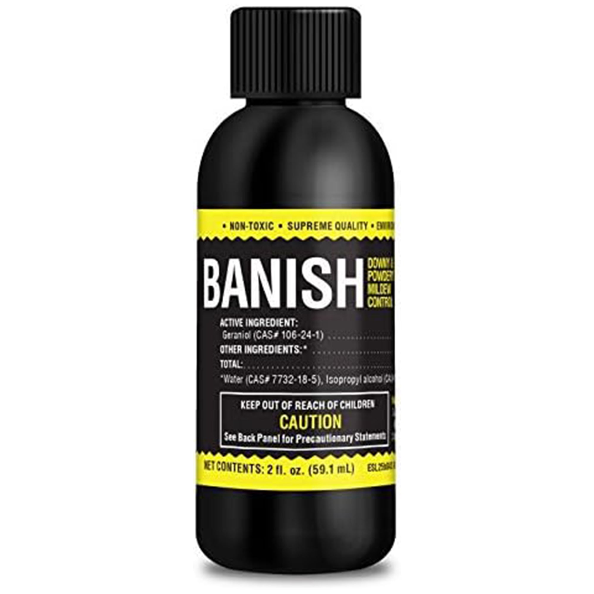 Supreme Growers BANISH Natural Mildew Pathogen Fungicide Concentrate, 2 Ounce - VMInnovations