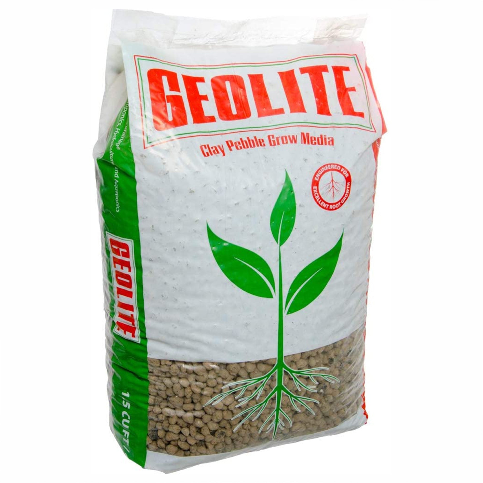 Geolite GMGC45L Gardening PH Neutral Draining Clay Pebbles, 45 Pound Bag, Gray - VMInnovations