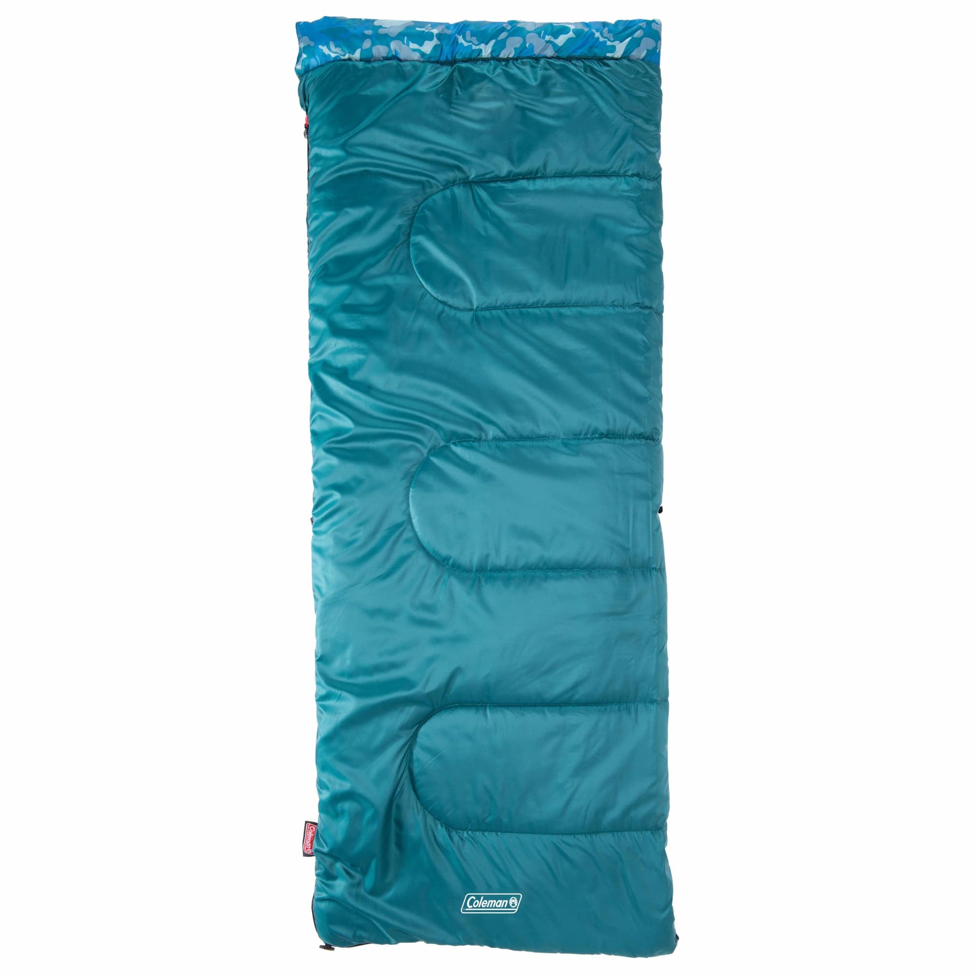 Coleman Kids Camo 45 Degree Youth Sleeping Bag, Insulated Sleep Sack, (Used)
