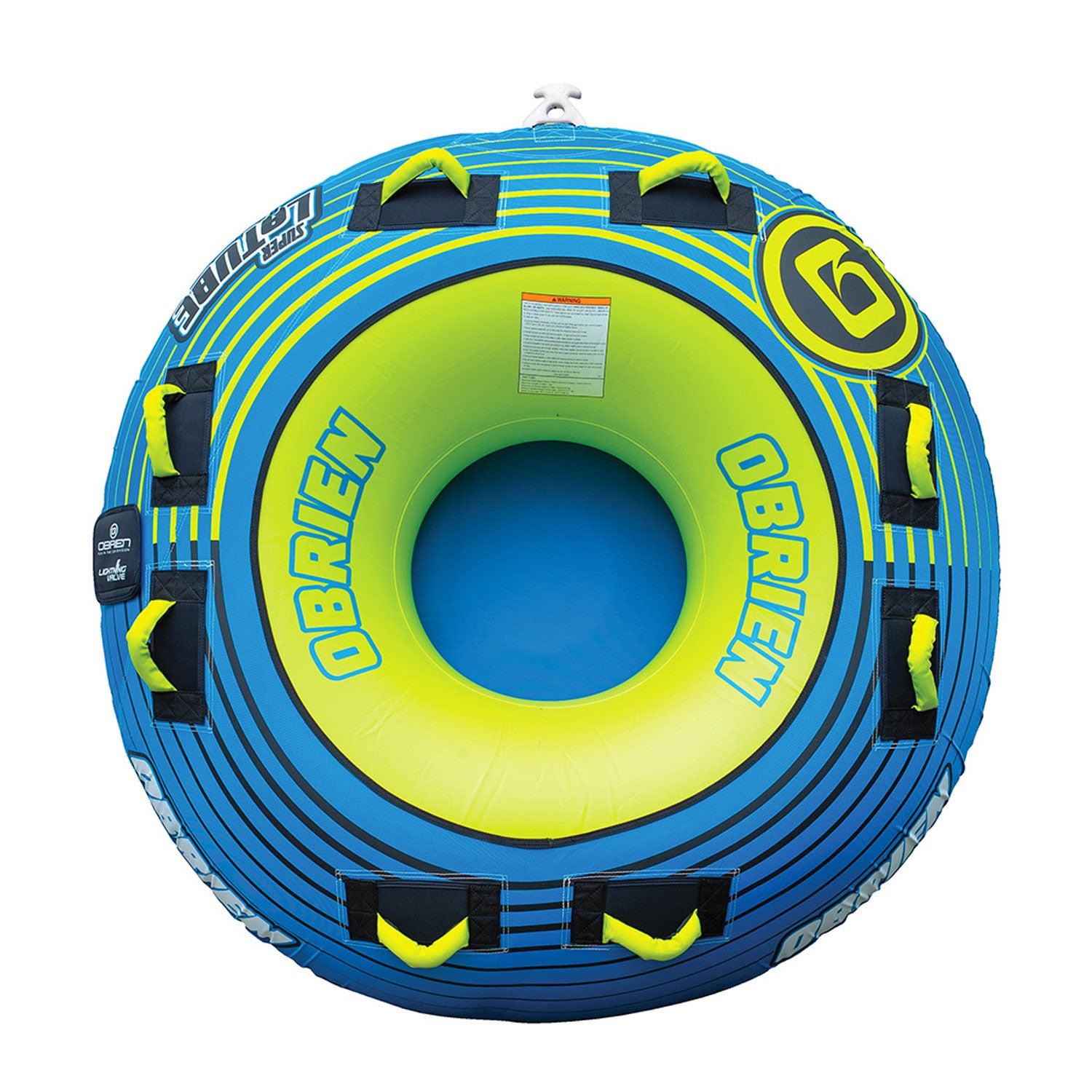 O'Brien Super Le Tube 70In Towable Inner Tube w/ Oval Shock Ball & Rope Float - VMInnovations