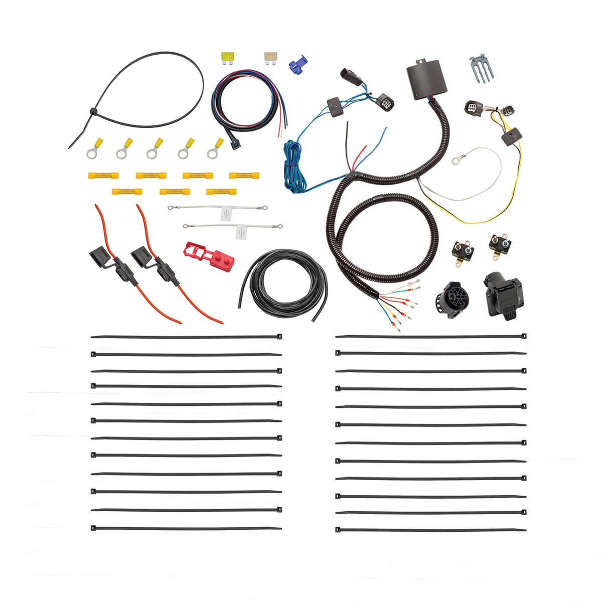 Tekonsha 22121 7 Way Tow Harness Wiring Kit with Select Ford Models (Open Box)