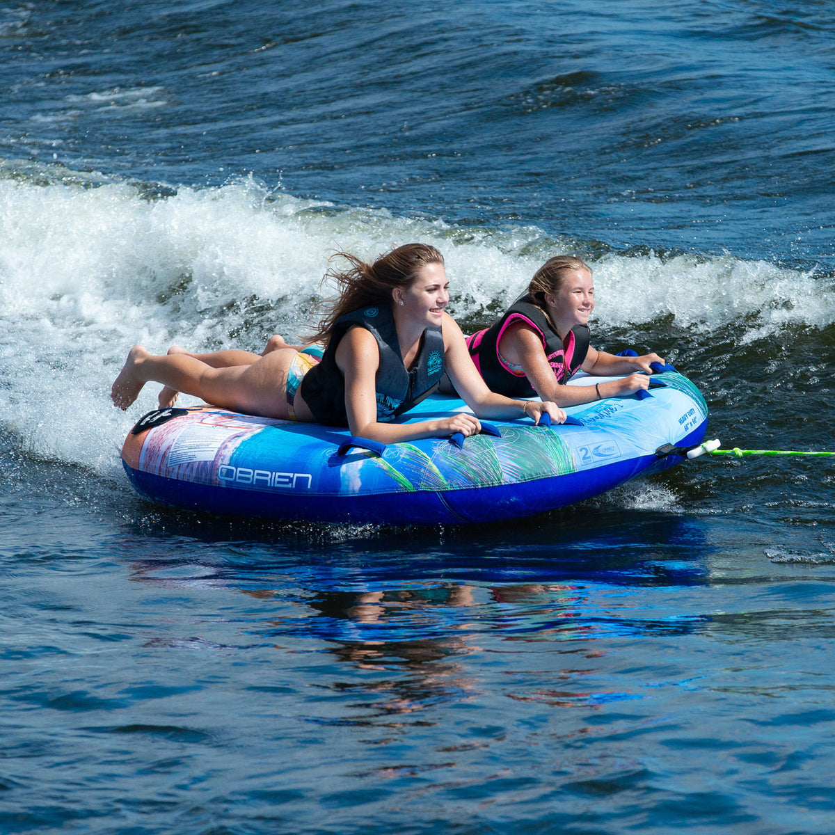 O'Brien Paradise 2 Dual Person 66 Inch Towable Deck Boat Inner Tube (Open Box)