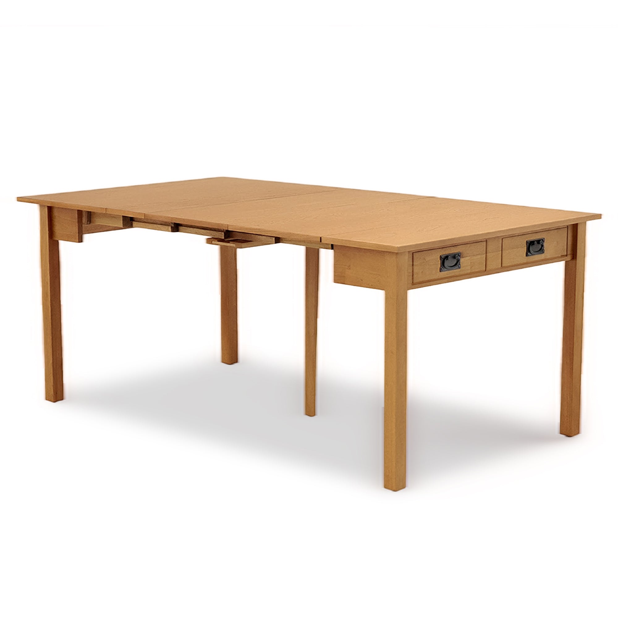 MECO Stakmore Solid Wood Expanding Dining Table Console, Oak Frame (Used) - VMInnovations