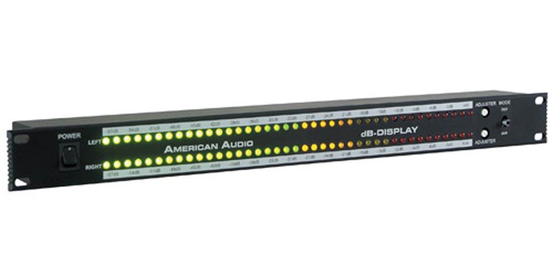 AMERICAN AUDIO DB DISPLAY View 19" dB Decibel DJ Meter w/ LED Lights (Used)