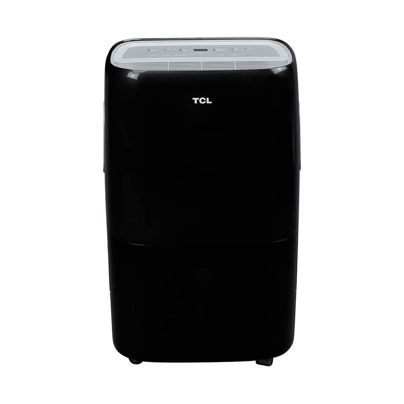 TCL 50 Pint Smart Dehumidifier for Home and Basements with Voice Control, Black