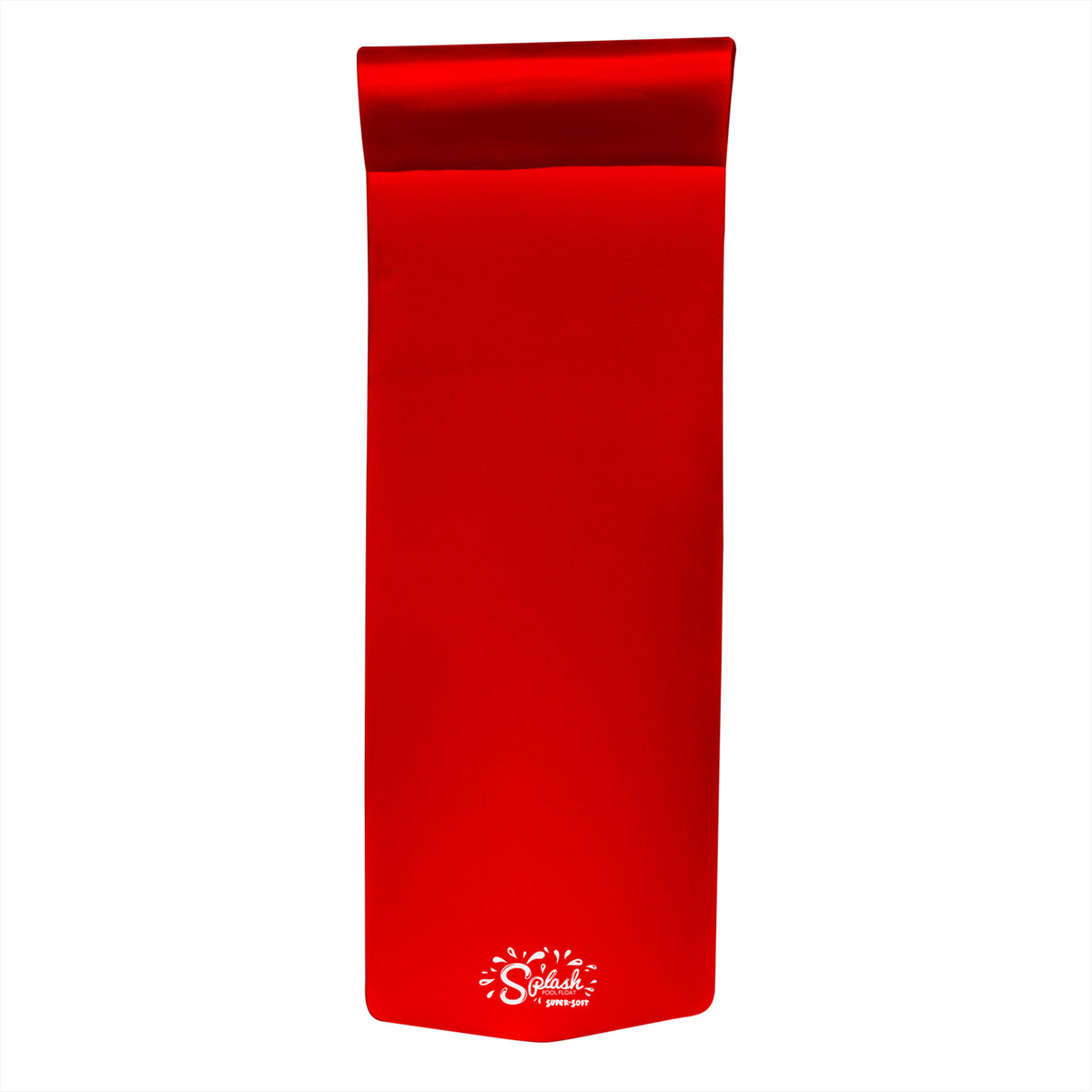 Recreation Splash 1.25 Inch Thick Foam Swimming Pool Float Mattress, Red (Used)