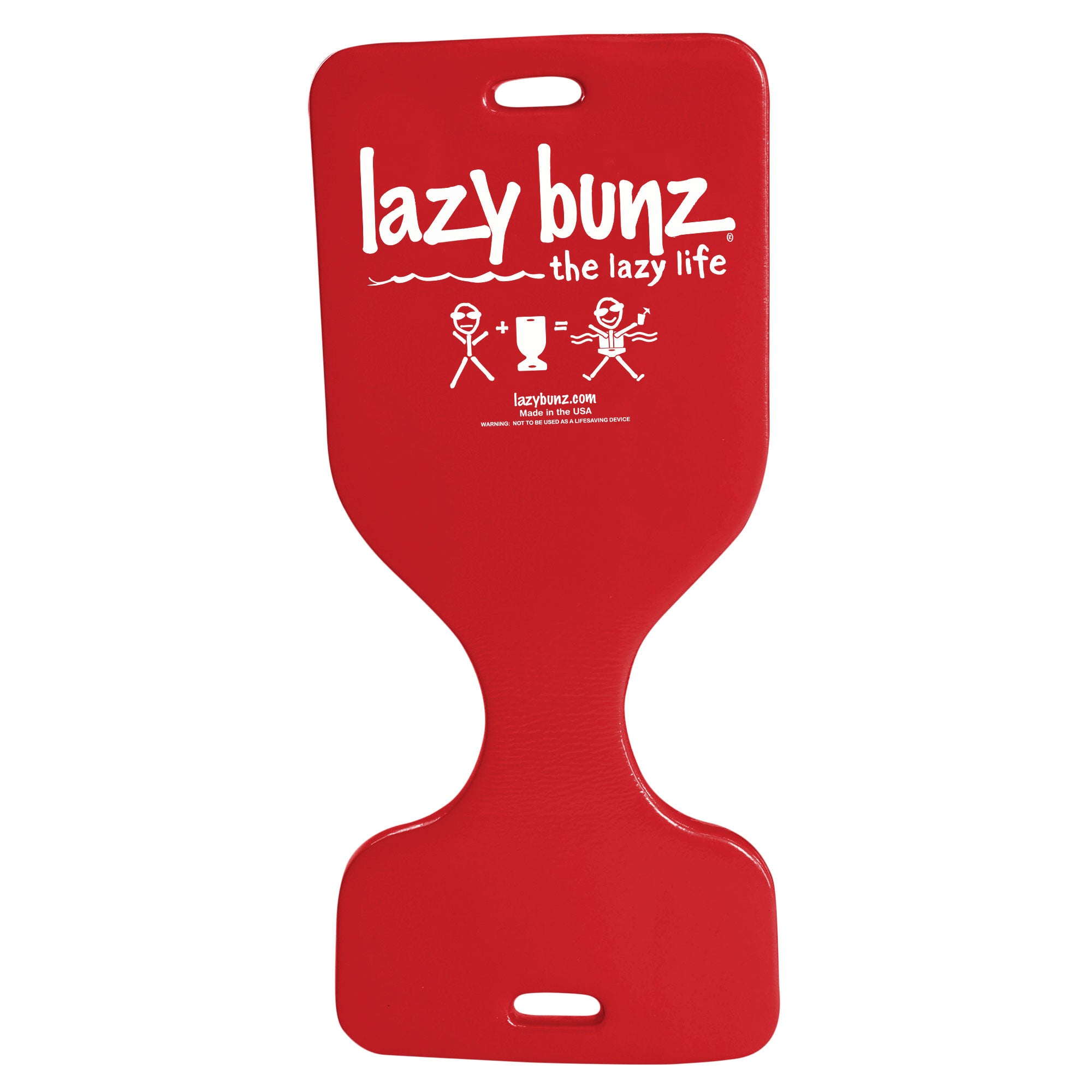 TRC Recreation Lazy Bunz Foam Water Saddle Pool Lounger Float, Red (Used) - VMInnovations