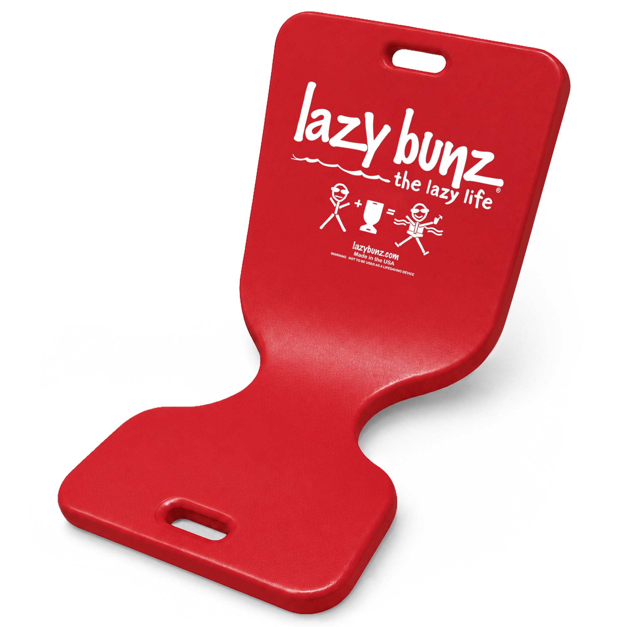 TRC Recreation Lazy Bunz Saddle Foam Floating Seat and Lounger, Red (Used)