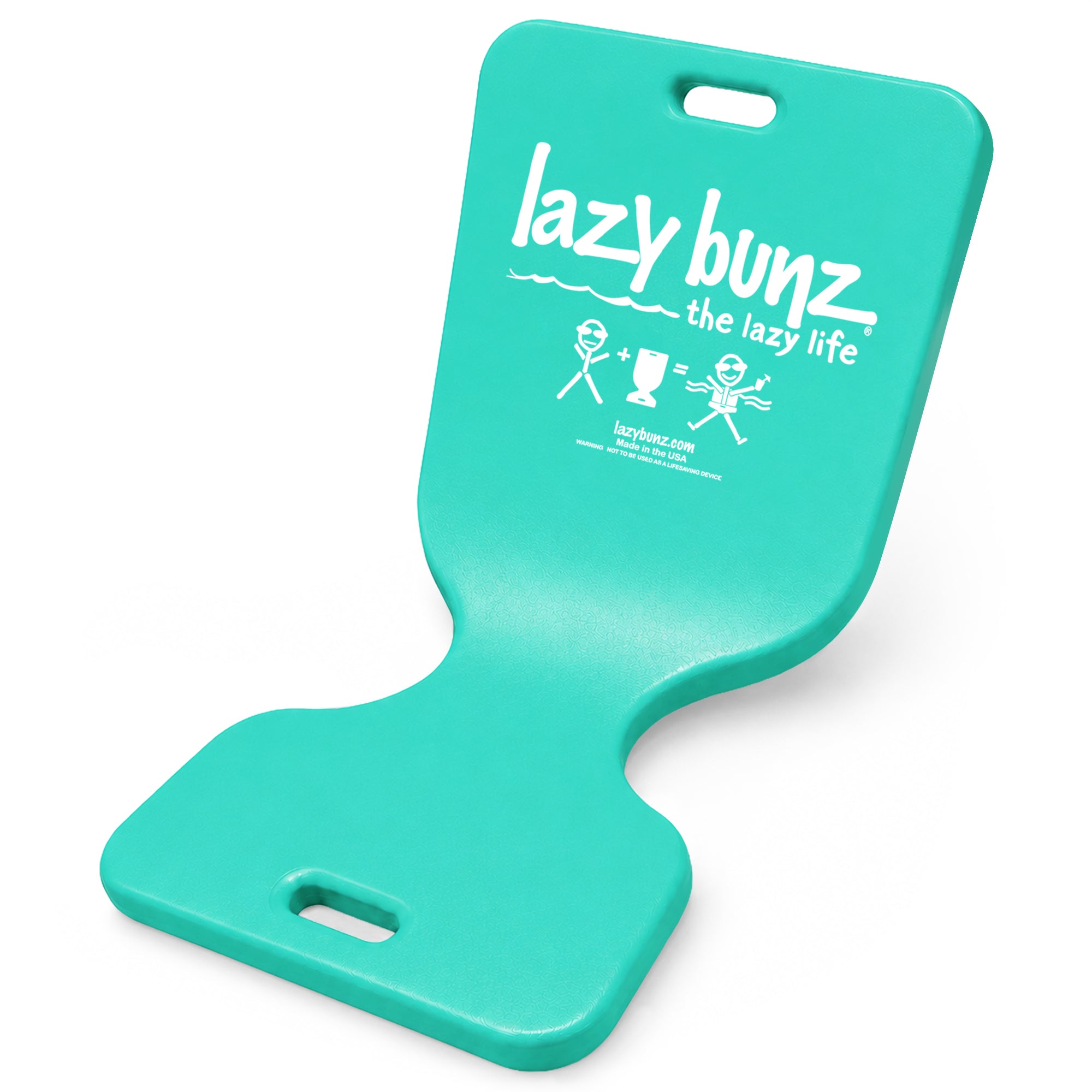 TRC Recreation Lazy Bunz Saddle Vinyl Foam Floating Lounger, Mint (Damaged)
