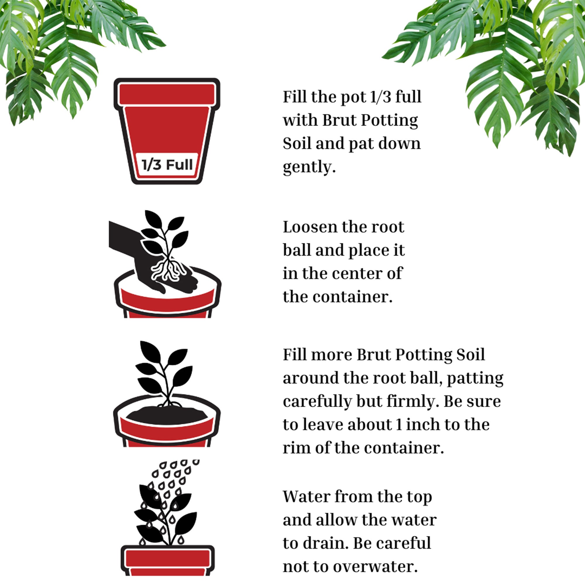 Brut Organic Potting Soil, 1 CF, Indoor and Outdoor Container Plants, 8 Pack