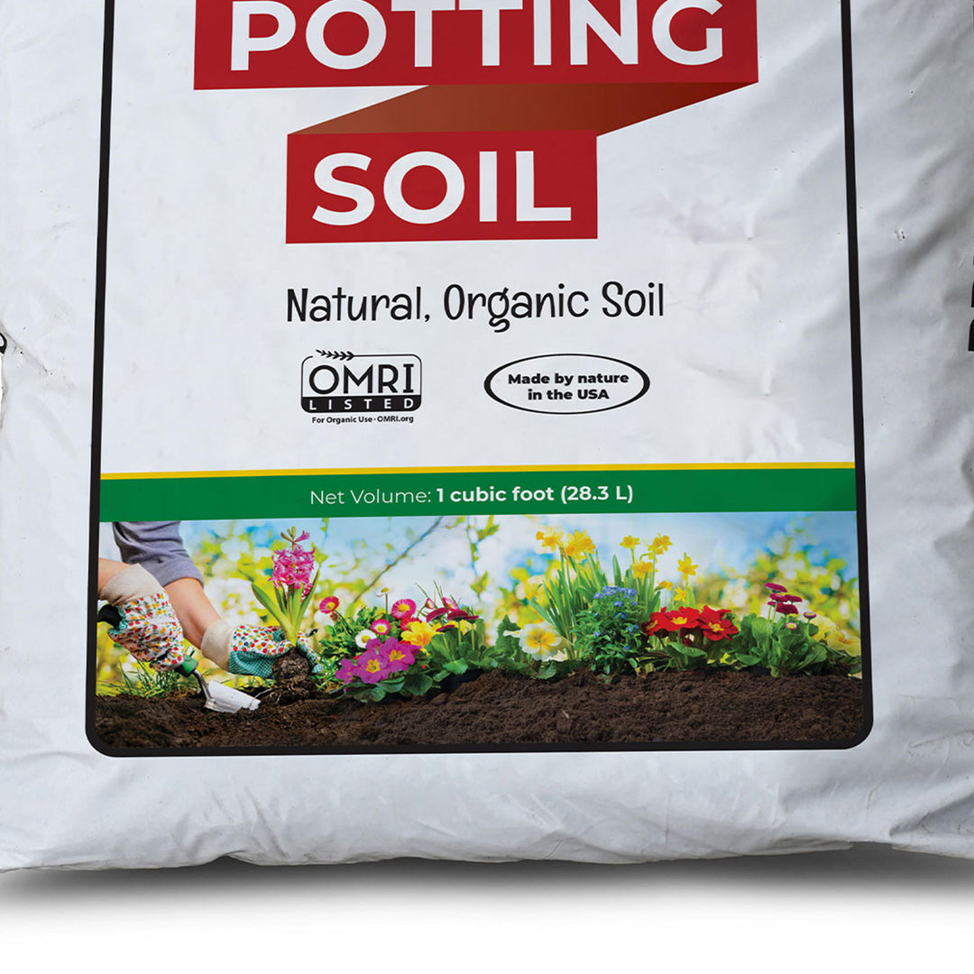 Brut Organic Potting Soil, 1 CF,  Indoor and Outdoor Container Plants - VMInnovations