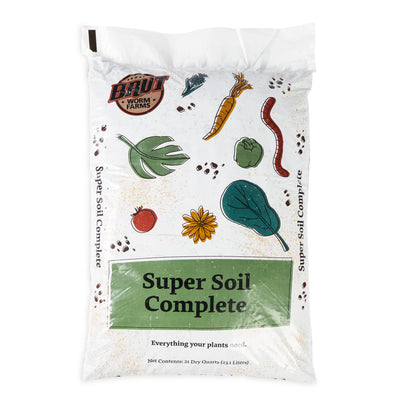 Brut Worm Farms Super Soil All Purpose Rich Dark Blend Organic Soil (10 Pack)