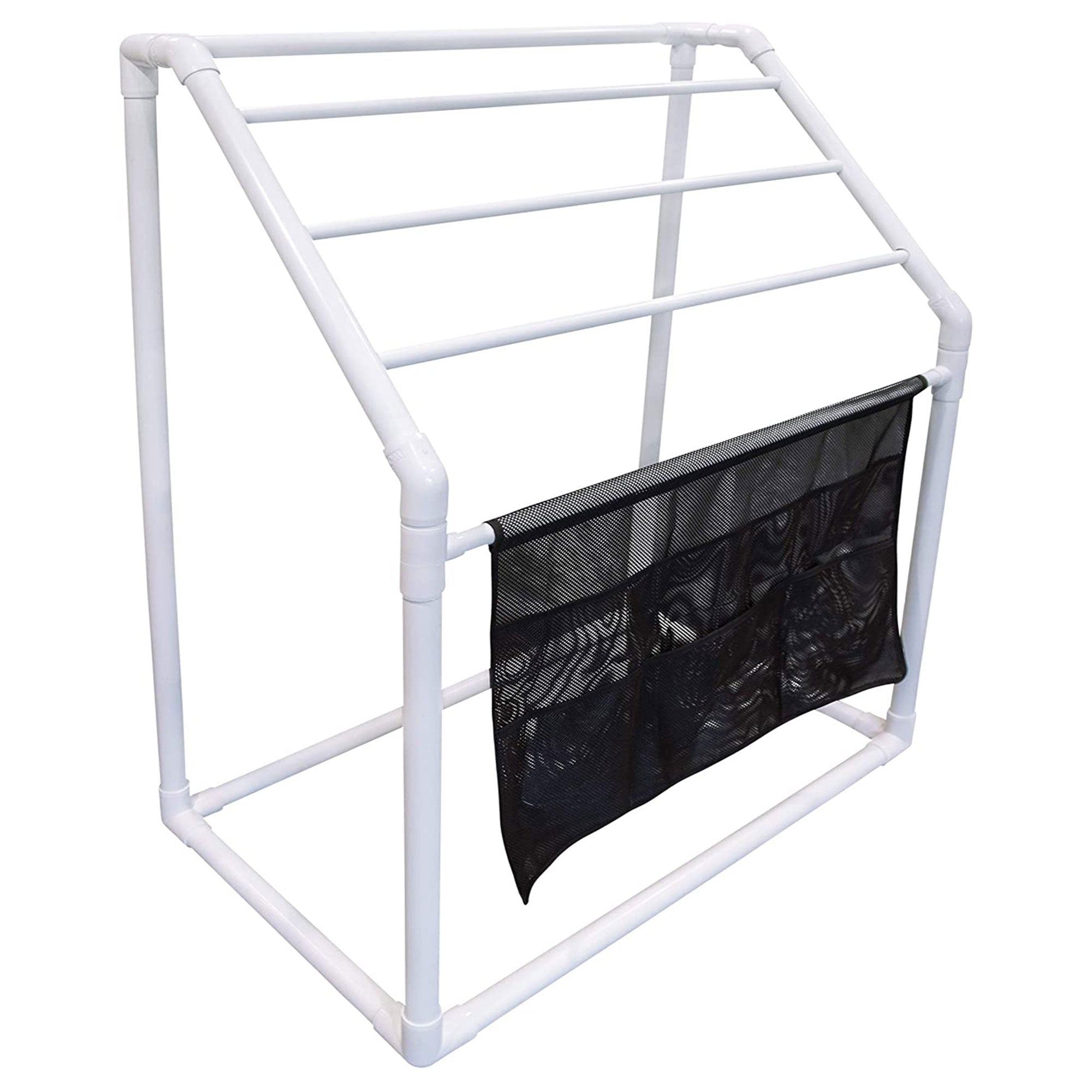 WOW Watersports Freestanding Collapsible Heavy Duty 5 Rail Towel Rack w/ Pocket - VMInnovations