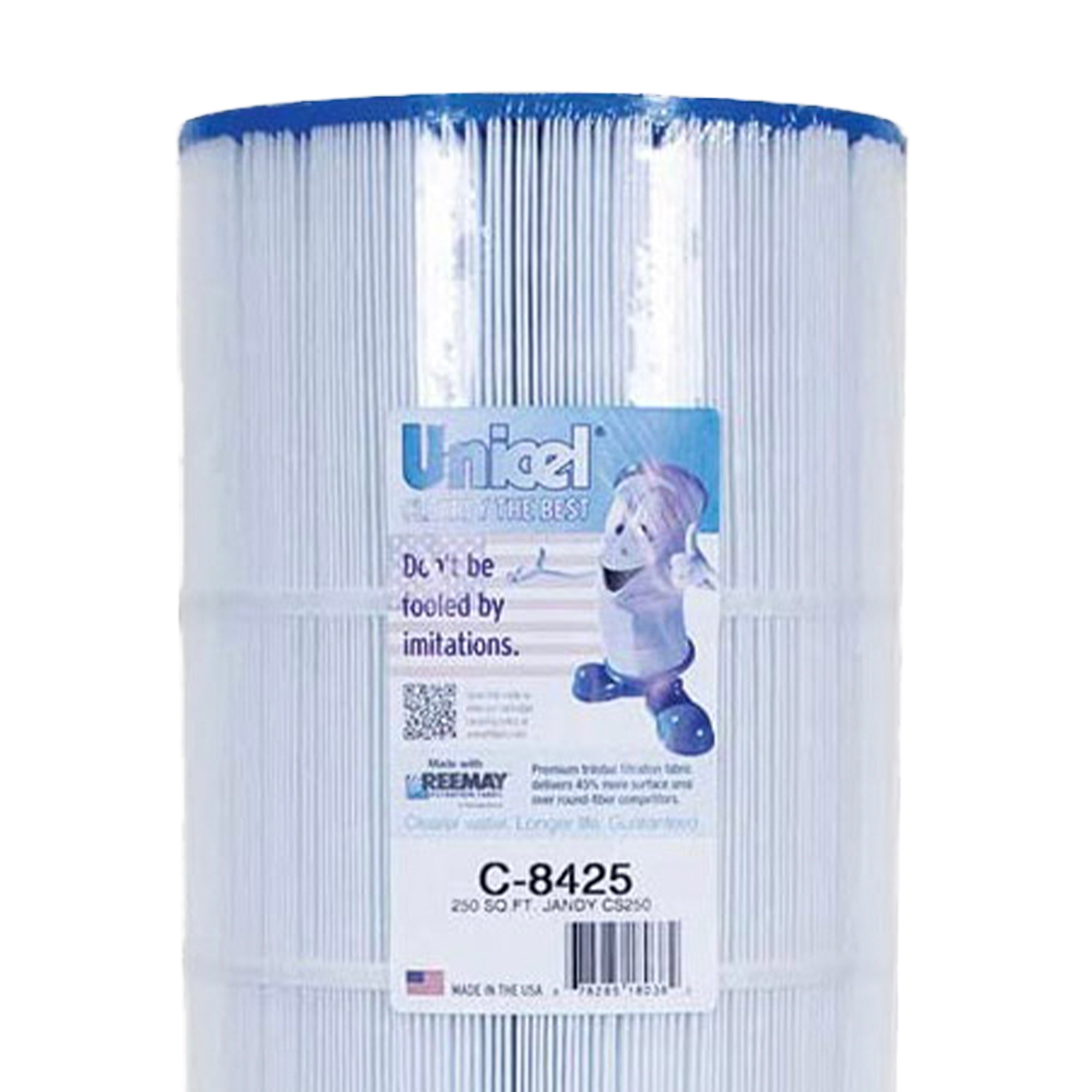 Unicel C-8425 Replacement 200 Sq Ft Swimming Pool Filter Cartridge, 250 Pleats - VMInnovations